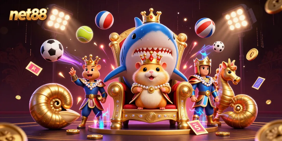 Experience thrilling excitement with net88 as the golden hamster king commands the casino kingdom.
