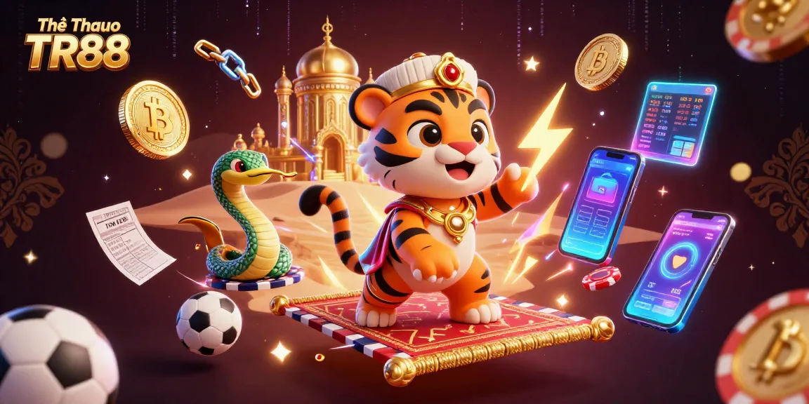 Betting on Thể Thao TR88 with exciting sports action, vibrant designs, and engaging visuals.