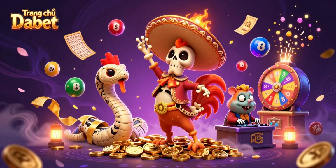 Experience the magic of Trang chủ Dabet with dynamic lottery games and vibrant characters in 3D!