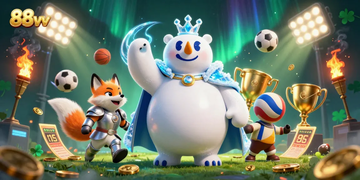 Experience the thrilling action of 88vv with dynamic sports elements and enchanting characters.