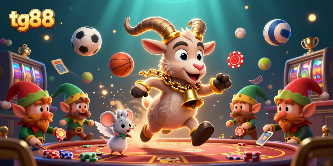 Experience the thrilling action at tg88 casino with cartoon characters in a vibrant 3D showdown.