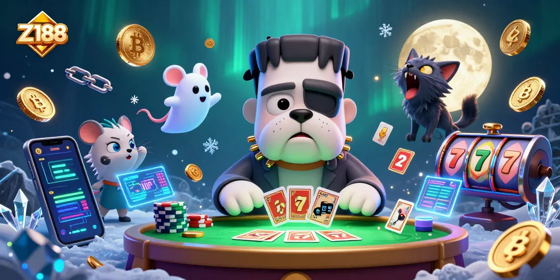 Z188 delivers exhilarating online gambling action with a dynamic scene from a vibrant casino.