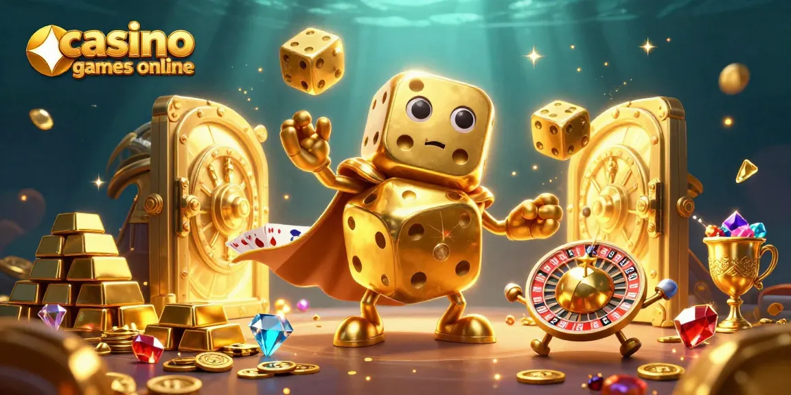 Engage in casino games online with dynamic 3D characters and abundant treasure elements.