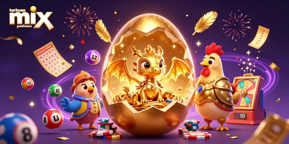 Experience thrilling taruhan mix parlay online with a dazzling golden dragon and poker chips illustration.