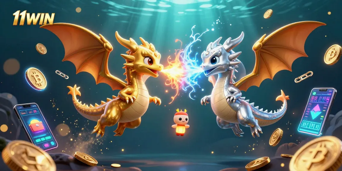 Engage with the thrilling 11WIN casino experience highlighted by dragon energies and crypto elements.