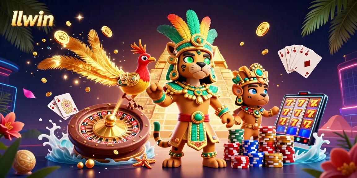 Win big with llwin in a vibrant, action-packed casino scene full of excitement and dynamic game elements.